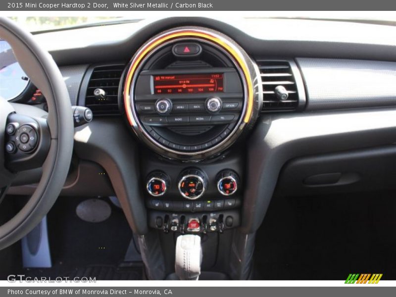 White Silver Metallic / Carbon Black 2015 Mini Cooper Hardtop 2 Door