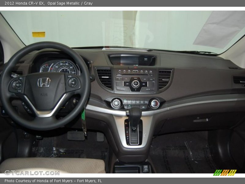 Opal Sage Metallic / Gray 2012 Honda CR-V EX