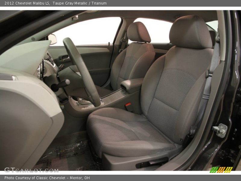 Taupe Gray Metallic / Titanium 2012 Chevrolet Malibu LS