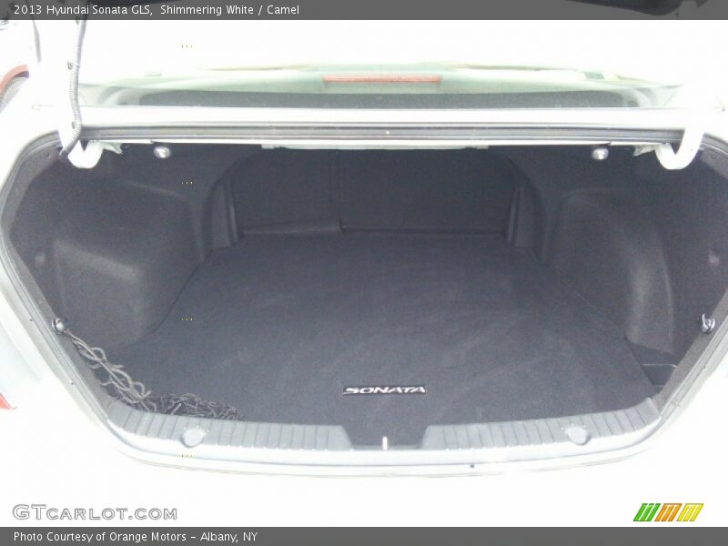 Shimmering White / Camel 2013 Hyundai Sonata GLS