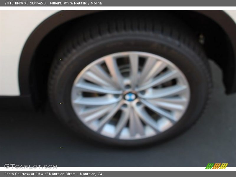 Mineral White Metallic / Mocha 2015 BMW X5 xDrive50i
