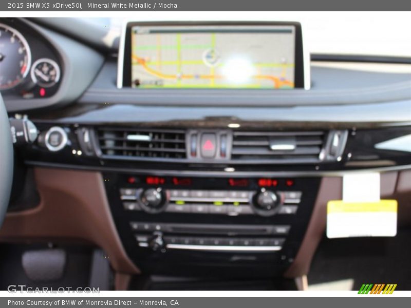 Mineral White Metallic / Mocha 2015 BMW X5 xDrive50i