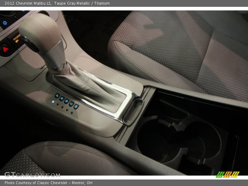 Taupe Gray Metallic / Titanium 2012 Chevrolet Malibu LS