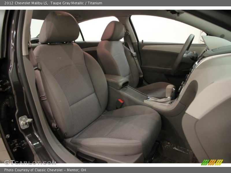 Taupe Gray Metallic / Titanium 2012 Chevrolet Malibu LS