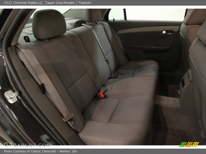 Taupe Gray Metallic / Titanium 2012 Chevrolet Malibu LS