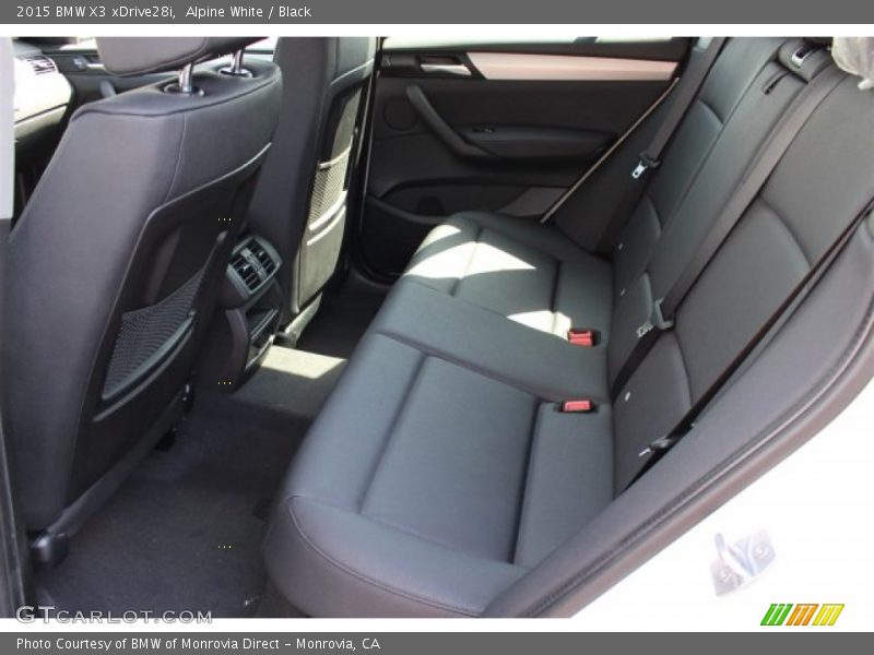 Alpine White / Black 2015 BMW X3 xDrive28i
