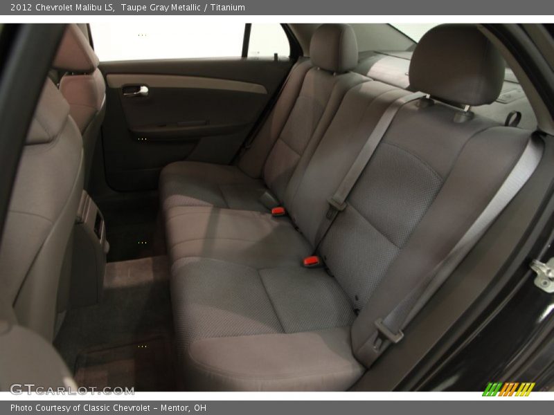 Taupe Gray Metallic / Titanium 2012 Chevrolet Malibu LS