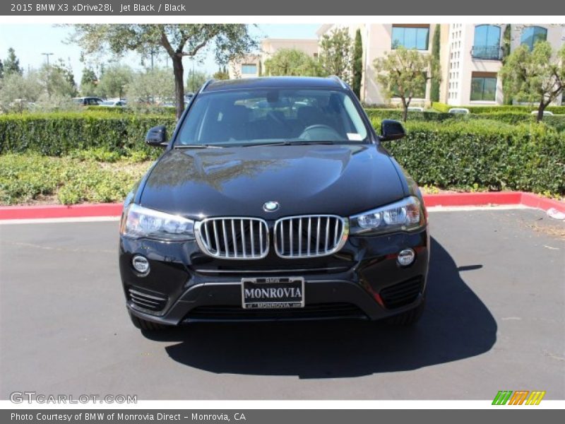 Jet Black / Black 2015 BMW X3 xDrive28i