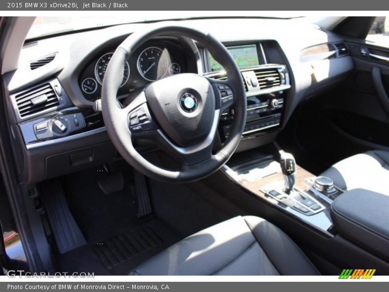 Jet Black / Black 2015 BMW X3 xDrive28i