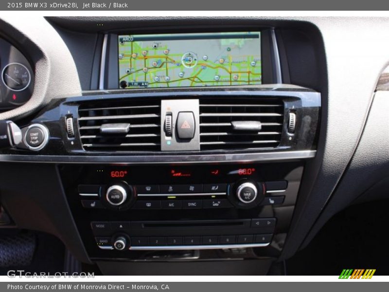 Jet Black / Black 2015 BMW X3 xDrive28i