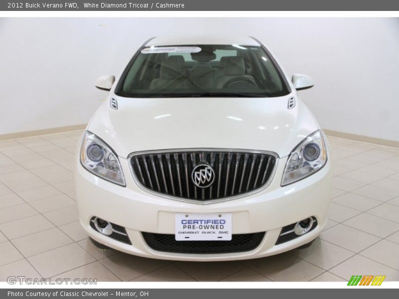 White Diamond Tricoat / Cashmere 2012 Buick Verano FWD