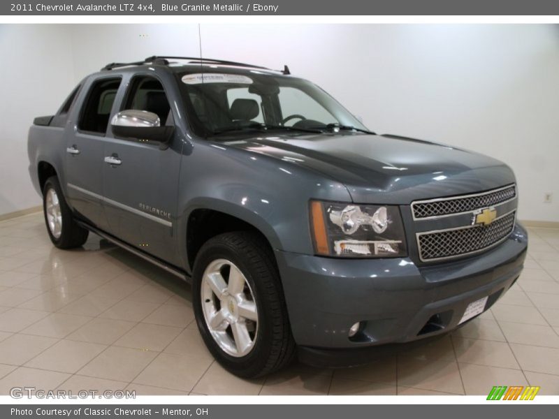 Blue Granite Metallic / Ebony 2011 Chevrolet Avalanche LTZ 4x4