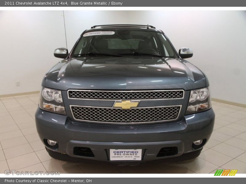 Blue Granite Metallic / Ebony 2011 Chevrolet Avalanche LTZ 4x4