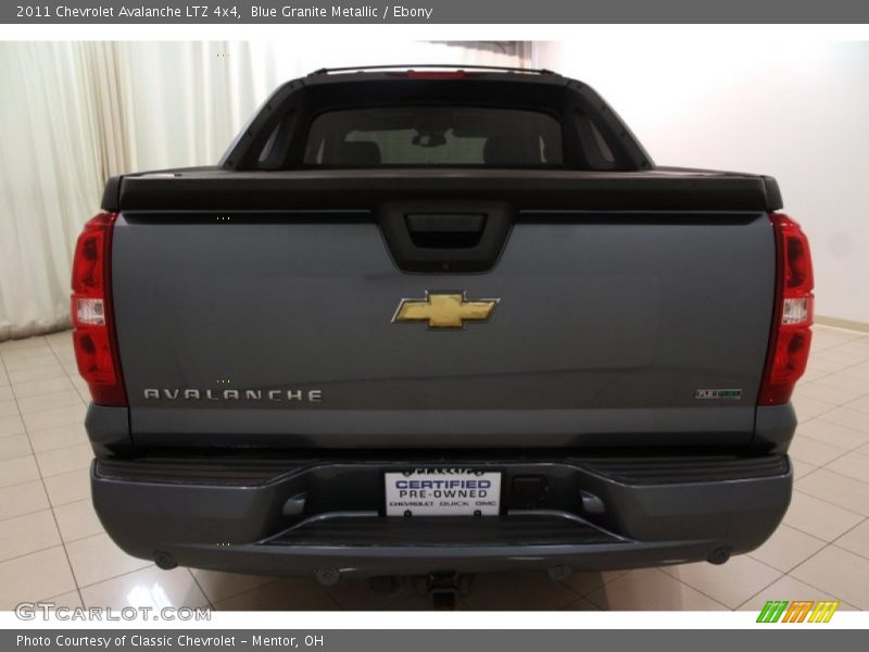 Blue Granite Metallic / Ebony 2011 Chevrolet Avalanche LTZ 4x4