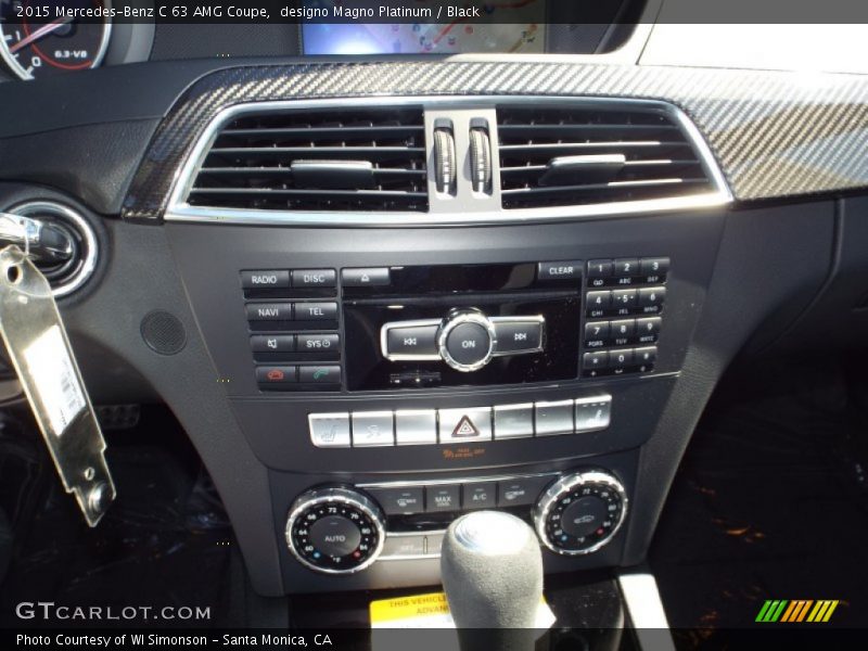 Controls of 2015 C 63 AMG Coupe