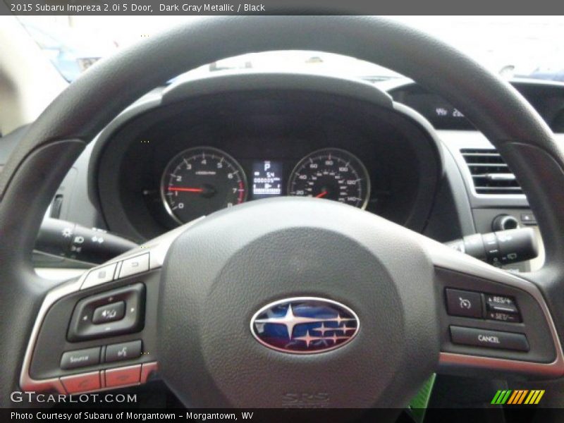 Dark Gray Metallic / Black 2015 Subaru Impreza 2.0i 5 Door