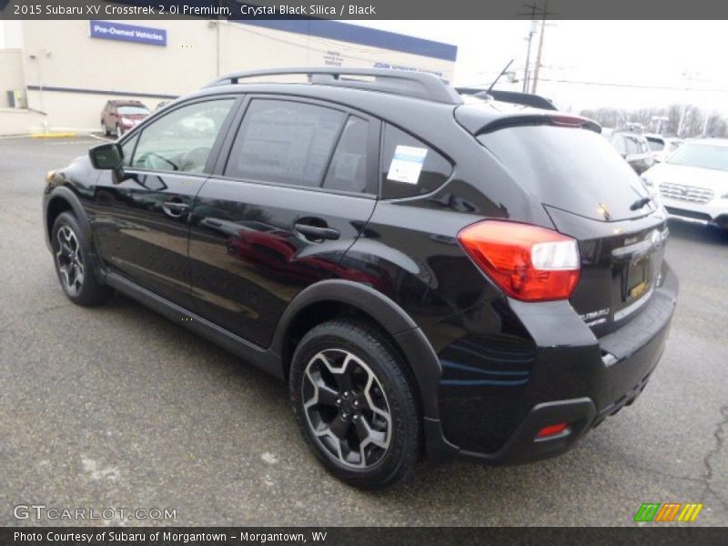 Crystal Black Silica / Black 2015 Subaru XV Crosstrek 2.0i Premium