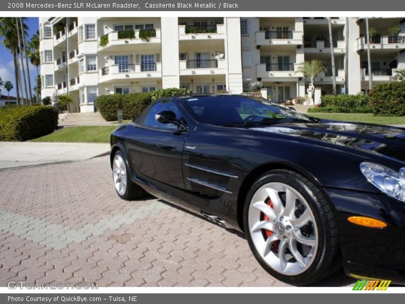 Cassiterite Black Metallic / Black 2008 Mercedes-Benz SLR McLaren Roadster