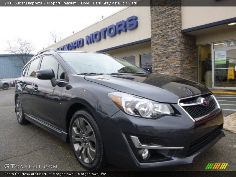 Dark Gray Metallic / Black 2015 Subaru Impreza 2.0i Sport Premium 5 Door