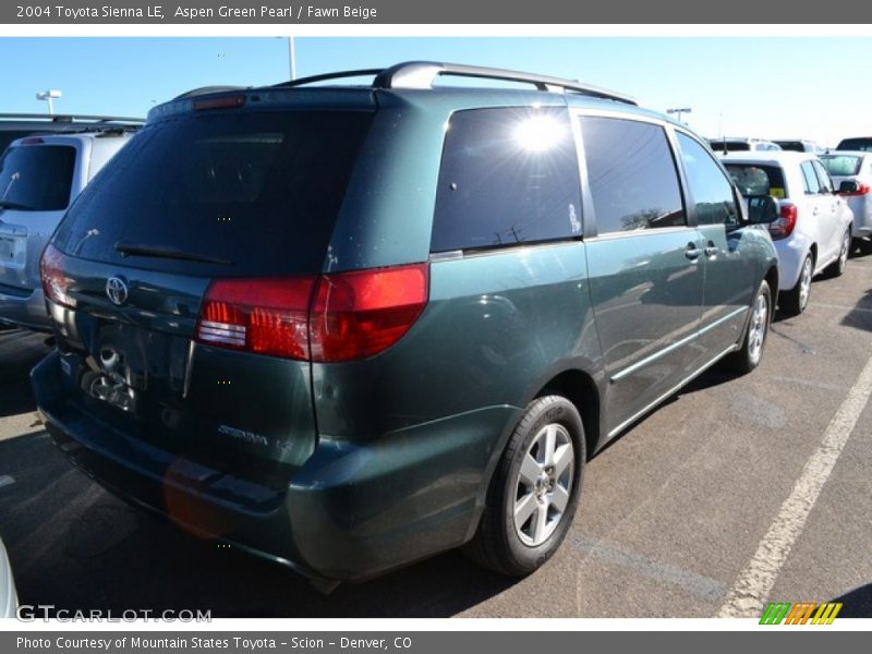 Aspen Green Pearl / Fawn Beige 2004 Toyota Sienna LE