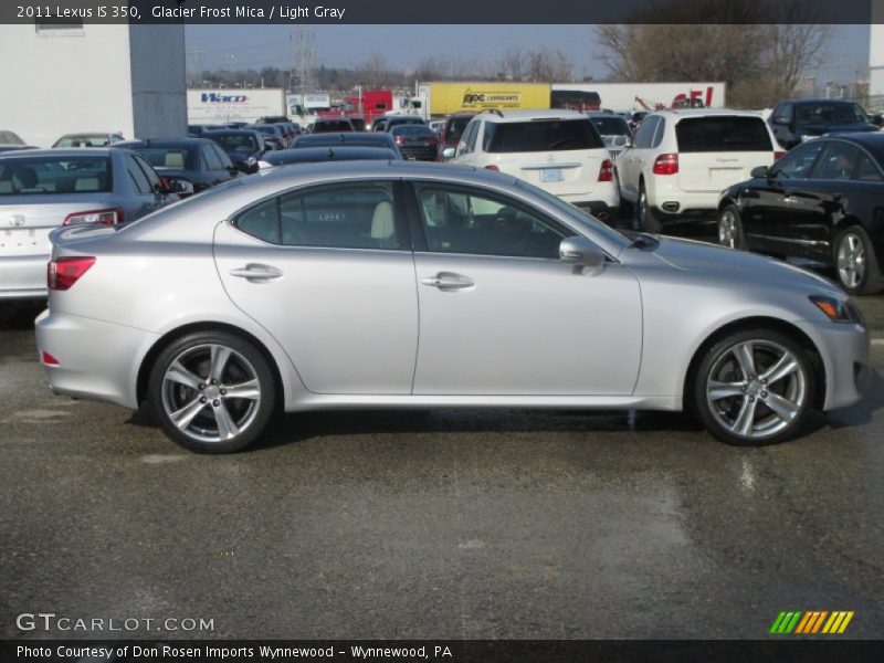 Glacier Frost Mica / Light Gray 2011 Lexus IS 350