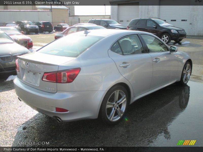 Glacier Frost Mica / Light Gray 2011 Lexus IS 350