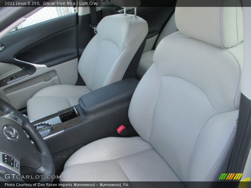 Glacier Frost Mica / Light Gray 2011 Lexus IS 350
