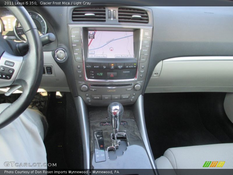 Glacier Frost Mica / Light Gray 2011 Lexus IS 350