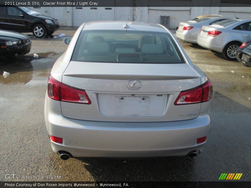 Glacier Frost Mica / Light Gray 2011 Lexus IS 350