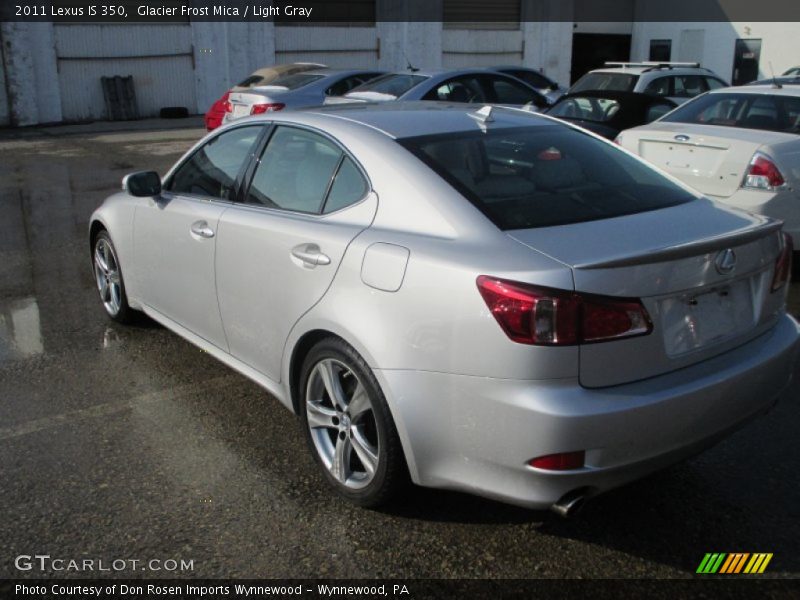 Glacier Frost Mica / Light Gray 2011 Lexus IS 350