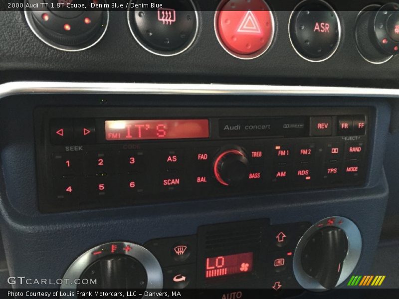 Audio System of 2000 TT 1.8T Coupe