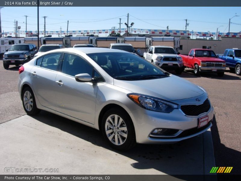 Bright Silver / Gray 2014 Kia Forte EX