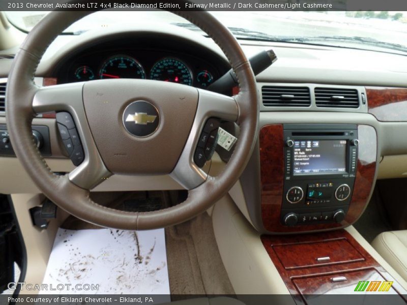 Fairway Metallic / Dark Cashmere/Light Cashmere 2013 Chevrolet Avalanche LTZ 4x4 Black Diamond Edition