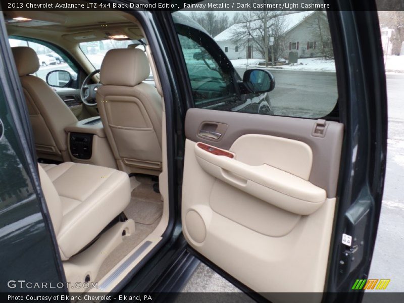 Fairway Metallic / Dark Cashmere/Light Cashmere 2013 Chevrolet Avalanche LTZ 4x4 Black Diamond Edition