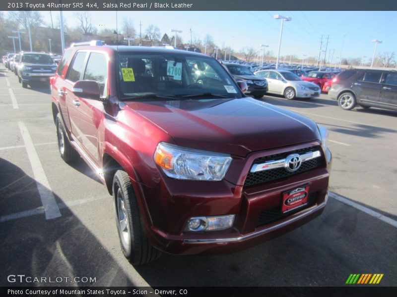 Salsa Red Pearl / Black Leather 2013 Toyota 4Runner SR5 4x4