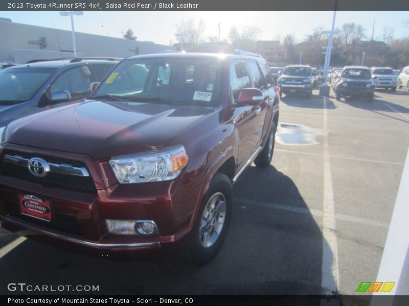 Salsa Red Pearl / Black Leather 2013 Toyota 4Runner SR5 4x4