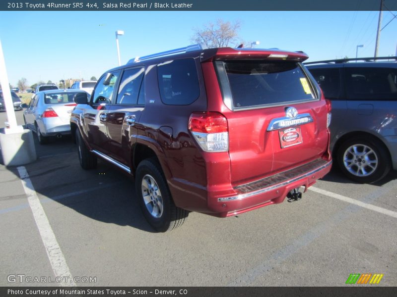 Salsa Red Pearl / Black Leather 2013 Toyota 4Runner SR5 4x4