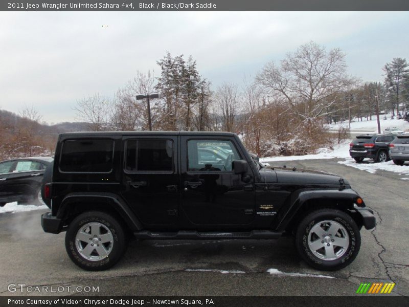 Black / Black/Dark Saddle 2011 Jeep Wrangler Unlimited Sahara 4x4