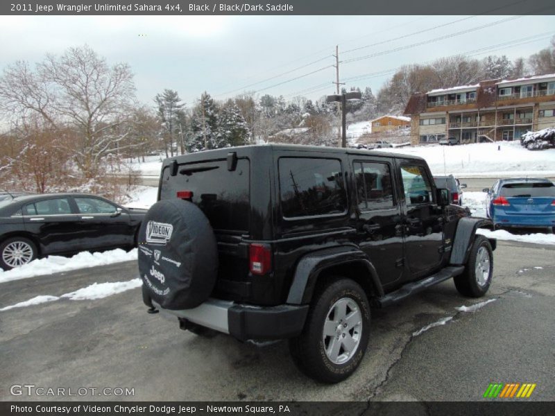 Black / Black/Dark Saddle 2011 Jeep Wrangler Unlimited Sahara 4x4