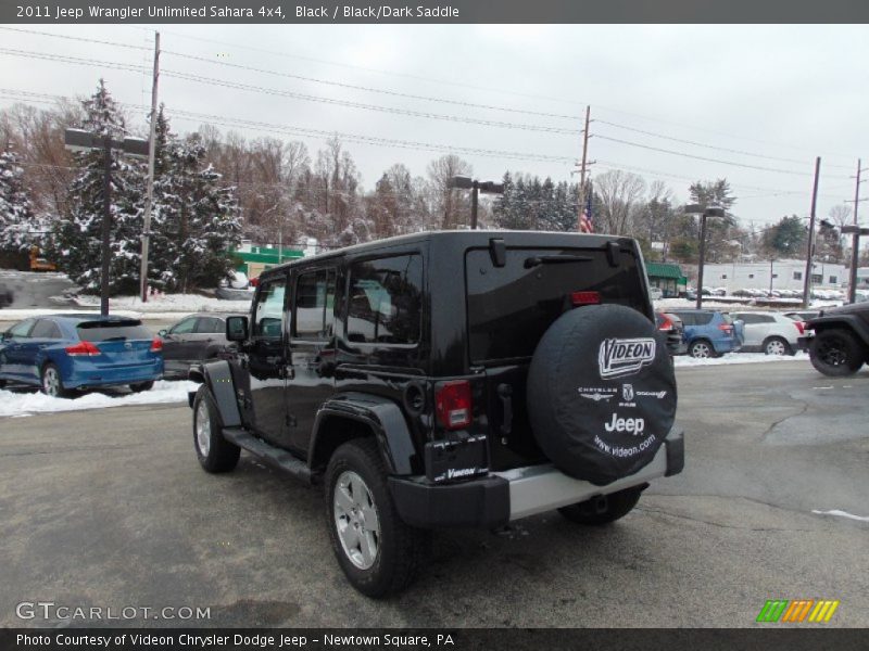 Black / Black/Dark Saddle 2011 Jeep Wrangler Unlimited Sahara 4x4