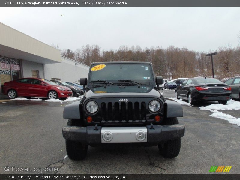 Black / Black/Dark Saddle 2011 Jeep Wrangler Unlimited Sahara 4x4