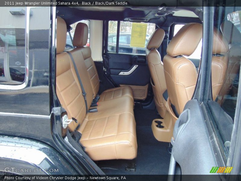 Black / Black/Dark Saddle 2011 Jeep Wrangler Unlimited Sahara 4x4