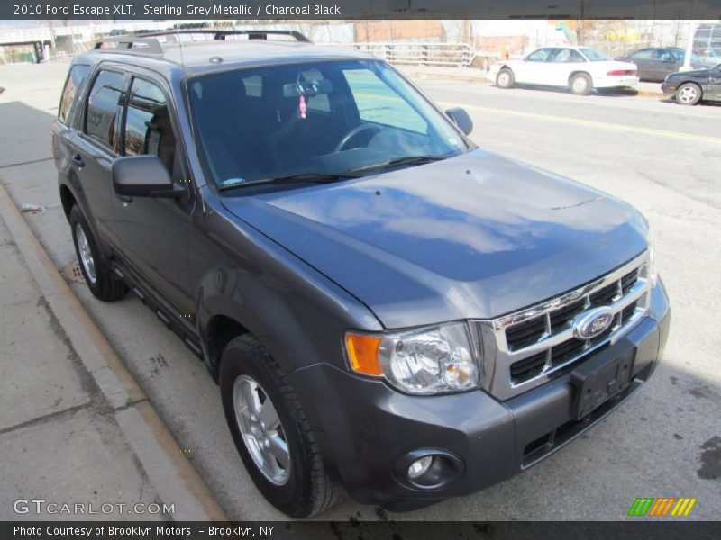 Sterling Grey Metallic / Charcoal Black 2010 Ford Escape XLT