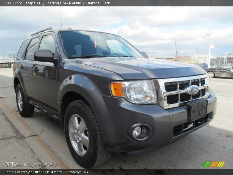 Sterling Grey Metallic / Charcoal Black 2010 Ford Escape XLT