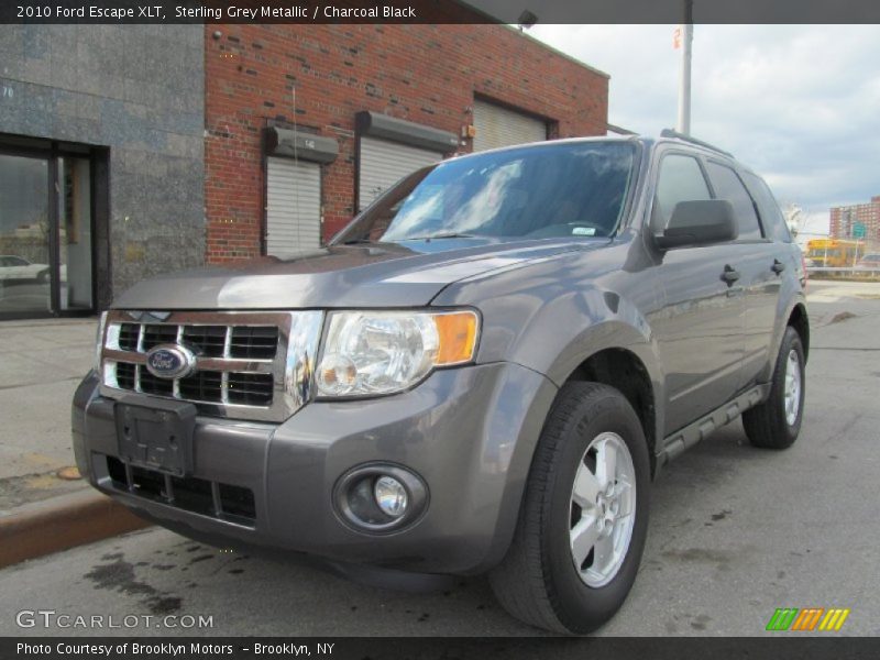 Sterling Grey Metallic / Charcoal Black 2010 Ford Escape XLT