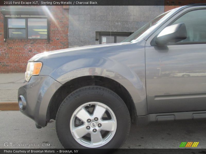 Sterling Grey Metallic / Charcoal Black 2010 Ford Escape XLT