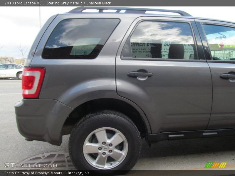 Sterling Grey Metallic / Charcoal Black 2010 Ford Escape XLT