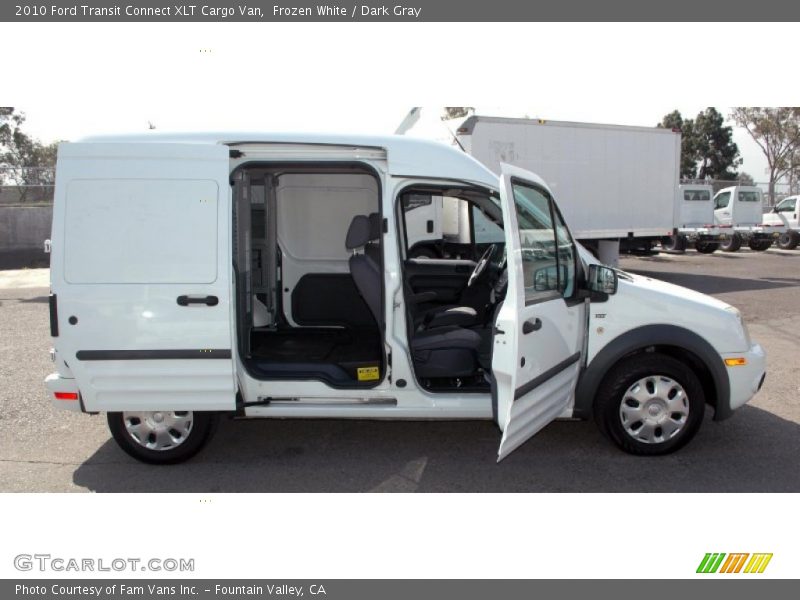 Frozen White / Dark Gray 2010 Ford Transit Connect XLT Cargo Van