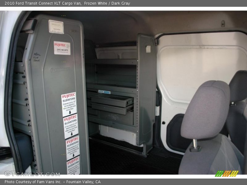 Frozen White / Dark Gray 2010 Ford Transit Connect XLT Cargo Van