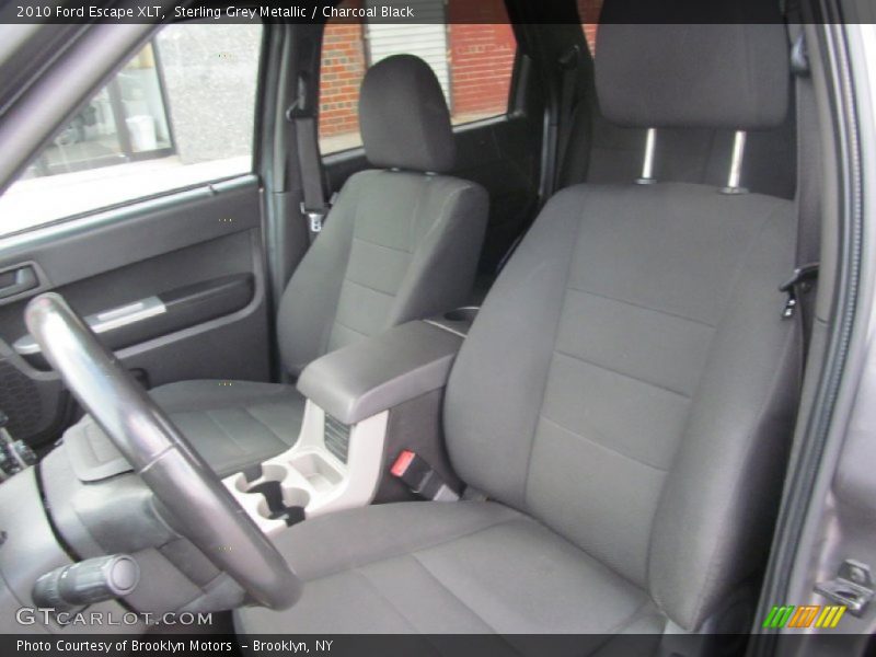 Sterling Grey Metallic / Charcoal Black 2010 Ford Escape XLT